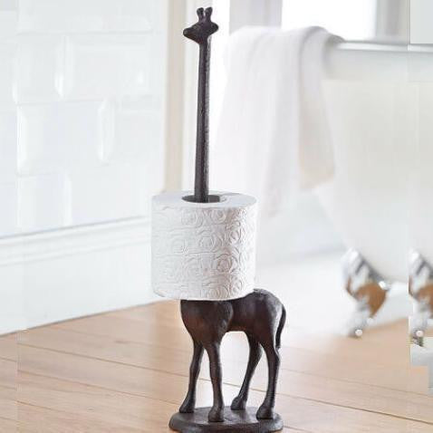 Kalsten | Cast Iron Giraffe Toilet Paper Holder