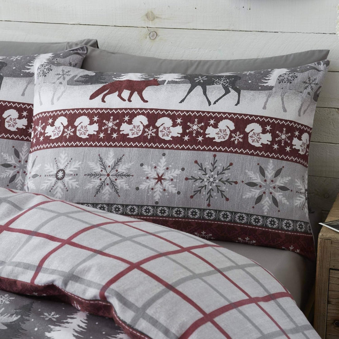Nordic Christmas Bedding Set – Reversible Duvet Cover