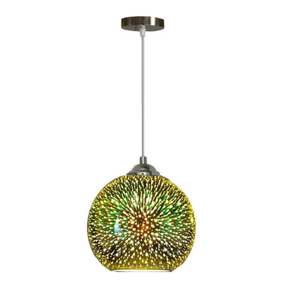 BowLift | Perforated Glass Ceiling Light