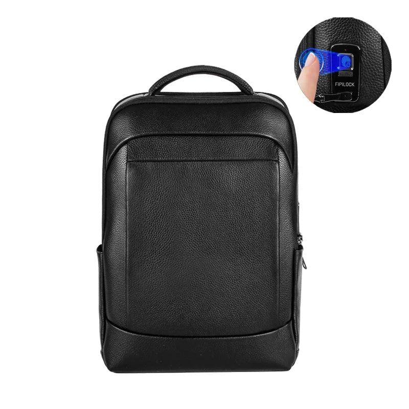 Men’s Business Laptop Backpack with Fingerprint Lock – Large Capacity Anti-Theft | Kalsten