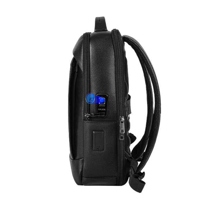 Men’s Business Laptop Backpack with Fingerprint Lock – Large Capacity Anti-Theft | Kalsten