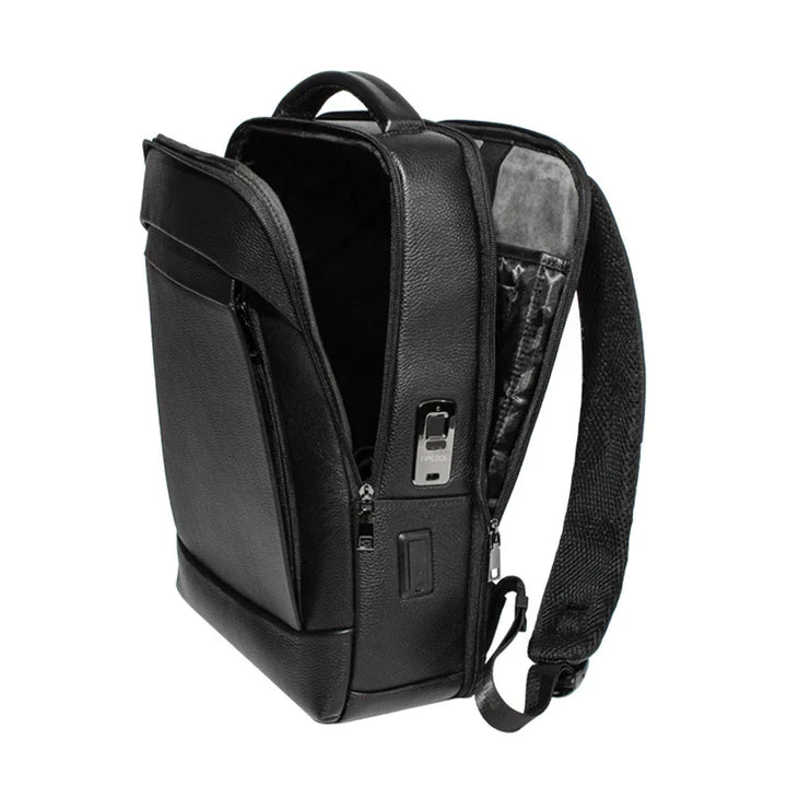 Men’s Business Laptop Backpack with Fingerprint Lock – Large Capacity Anti-Theft | Kalsten