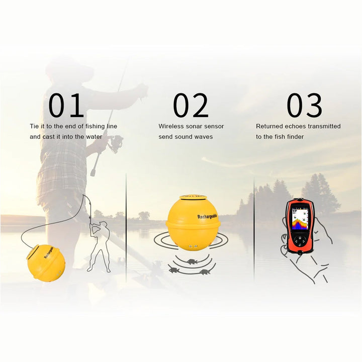Wireless fish finder with 150m range | Kalsten