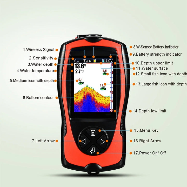 Wireless fish finder with 150m range | Kalsten