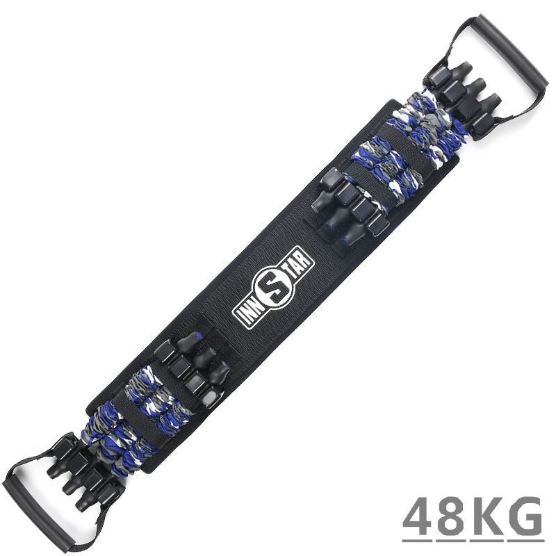 Kalsten | Resistance Band and Bar Set | Adjustable Strength | Portable Home Gym Equipment