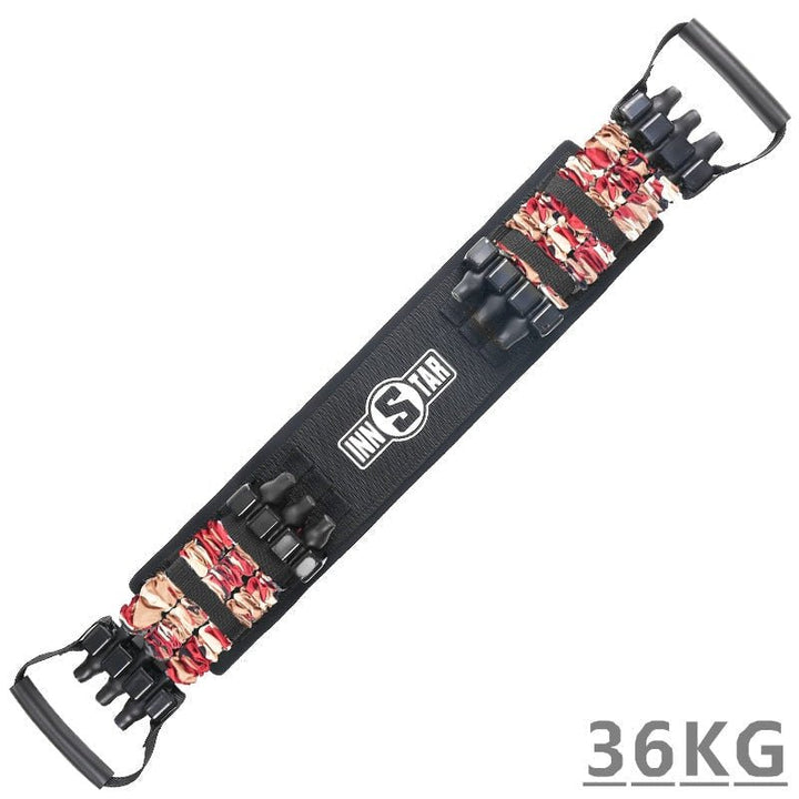 Kalsten | Resistance Band and Bar Set | Adjustable Strength | Portable Home Gym Equipment