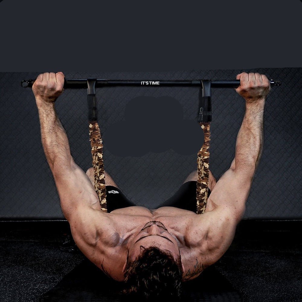 Kalsten | Resistance Band and Bar Set | Adjustable Strength | Portable Home Gym Equipment