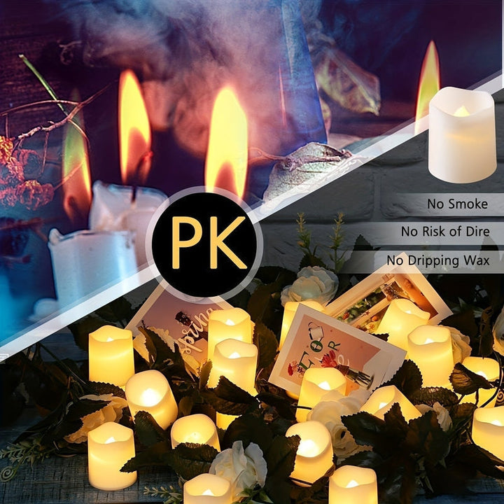 Flameless LED Tea Lights – Warm White Kalsten
