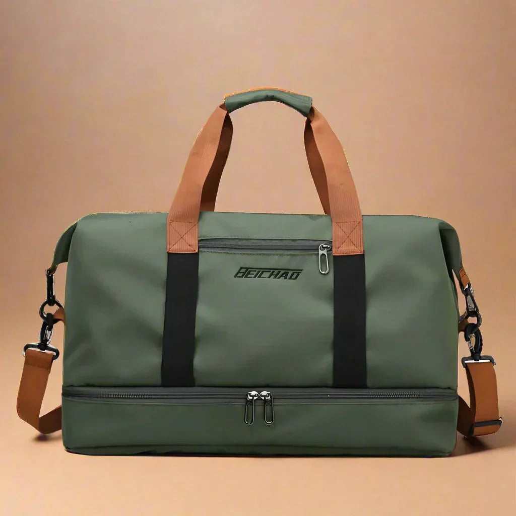 Kalsten | STRIDEGEAR – Waterproof Duffel Bag with Shoe Compartment & Dry-Wet Separation