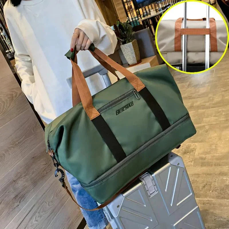 Kalsten | STRIDEGEAR – Waterproof Duffel Bag with Shoe Compartment & Dry-Wet Separation