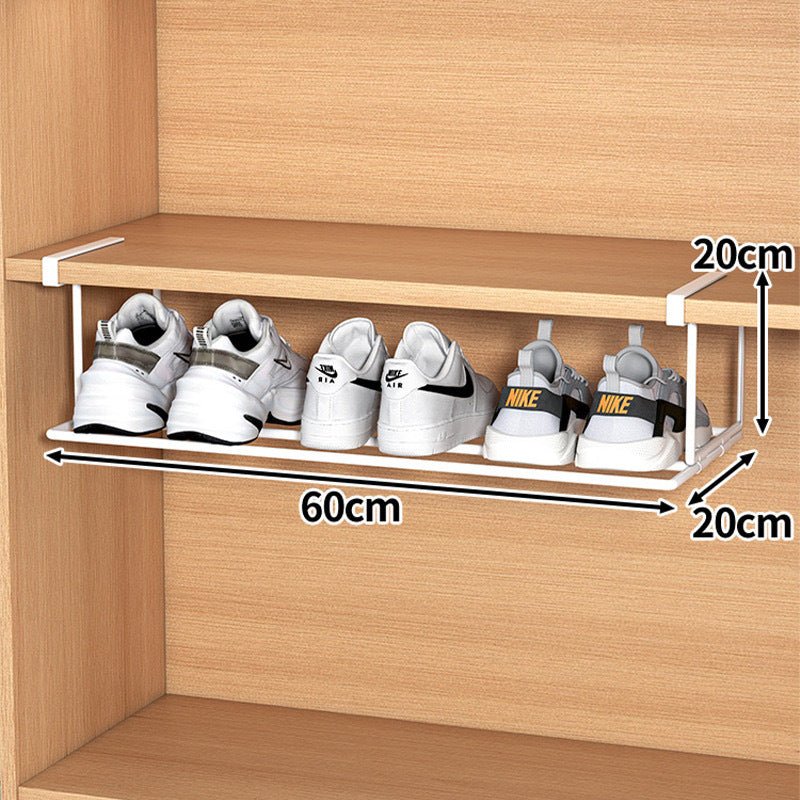 Kalsten | FlexFit Shelf Extension – Adjustable Shoe Cabinet Organizer – Space-Saving Storage Solution – No-Tool Assembly – Fits 40–65 cm