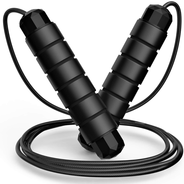 Kalsten | Flexijump Adjustable Jump Rope – Tangle-Free Speed Skipping Rope – Cardio, Weight Loss & Coordination Training – Comfortable Foam Handles