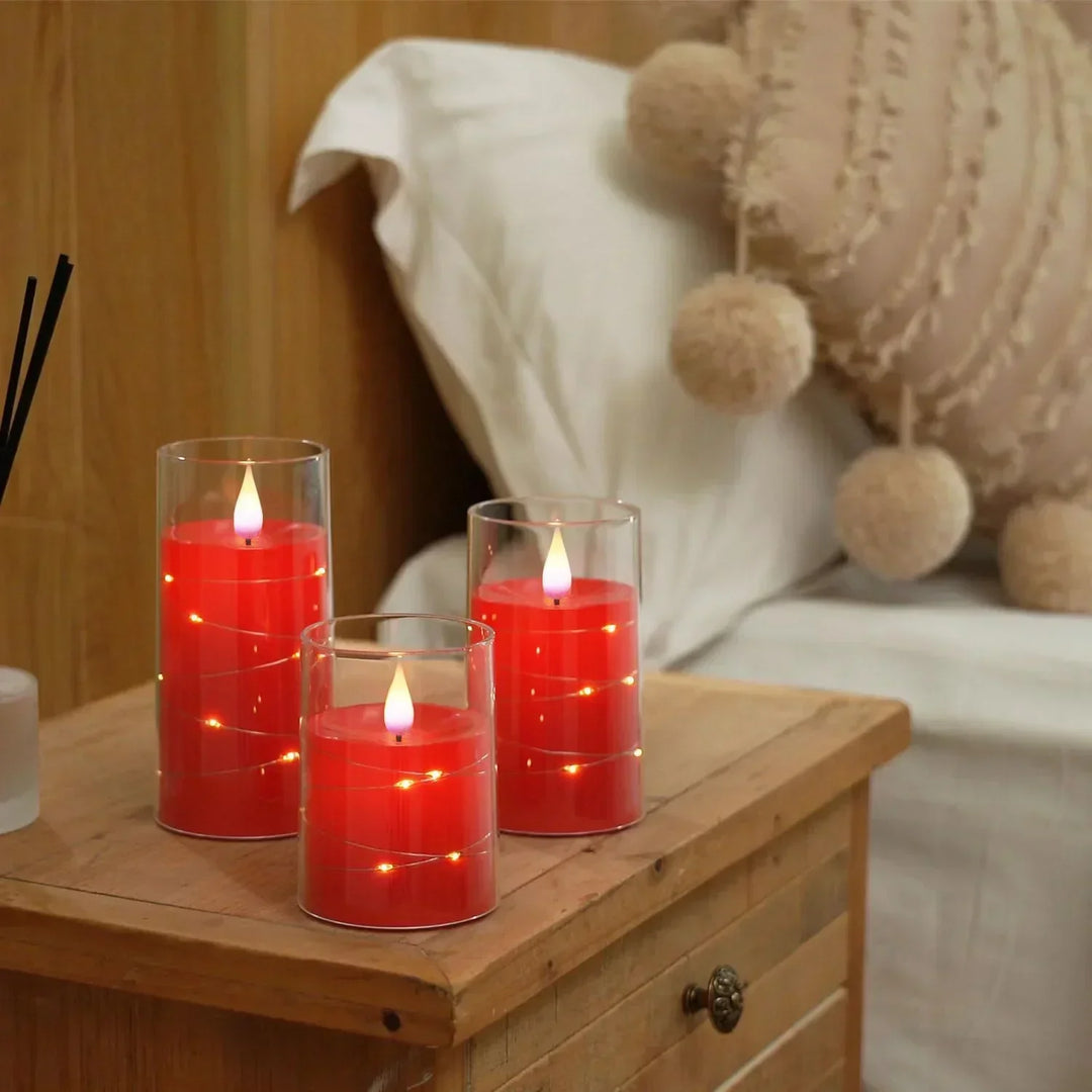Realistic Flameless LED Candle Set Kalsten
