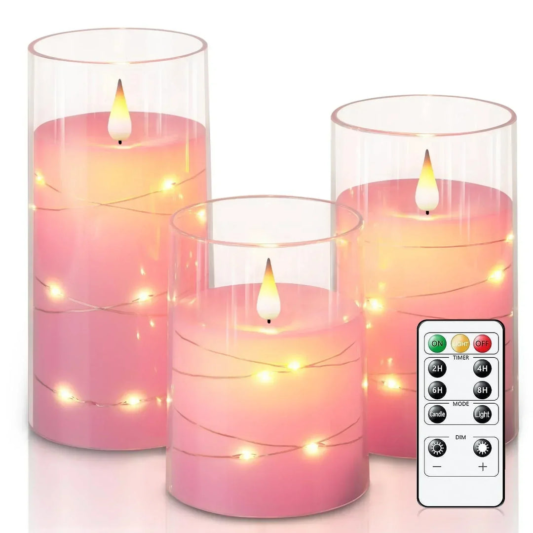 Realistic Flameless LED Candle Set Kalsten