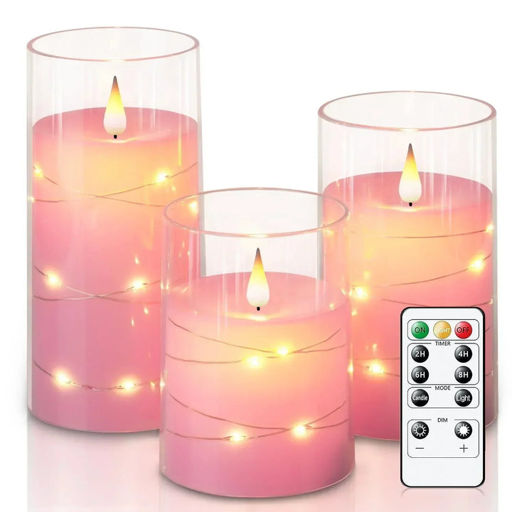 Realistic Flameless LED Candle Set Kalsten