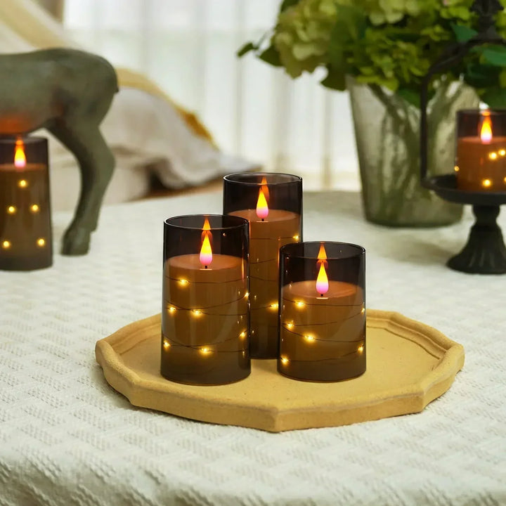 Realistic Flameless LED Candle Set Kalsten