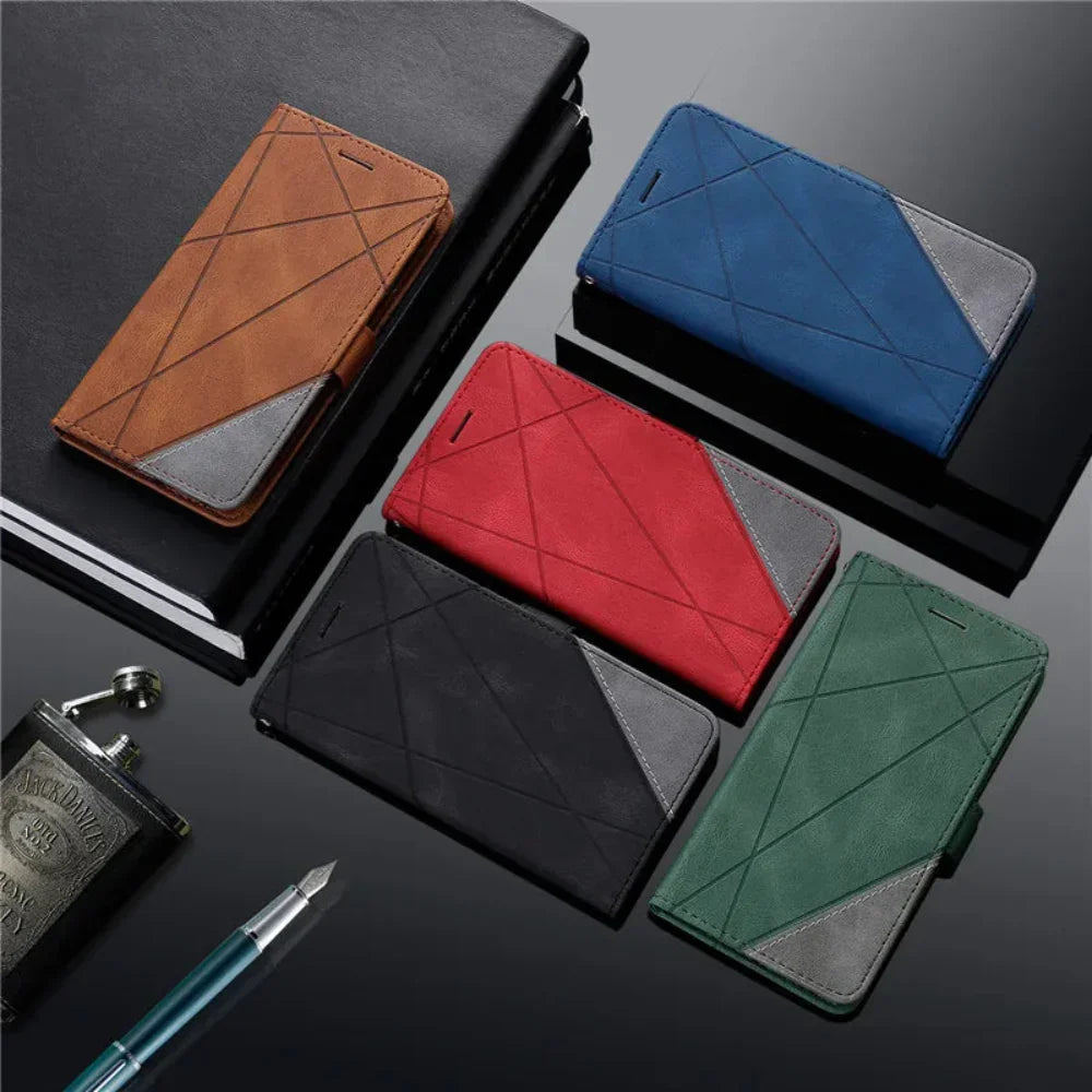 Leather Wallet Flip Phone Case Kalsten