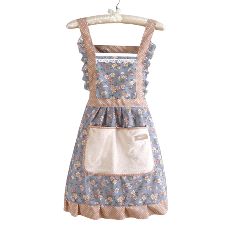 Floral Cotton Kitchen Apron Kalsten