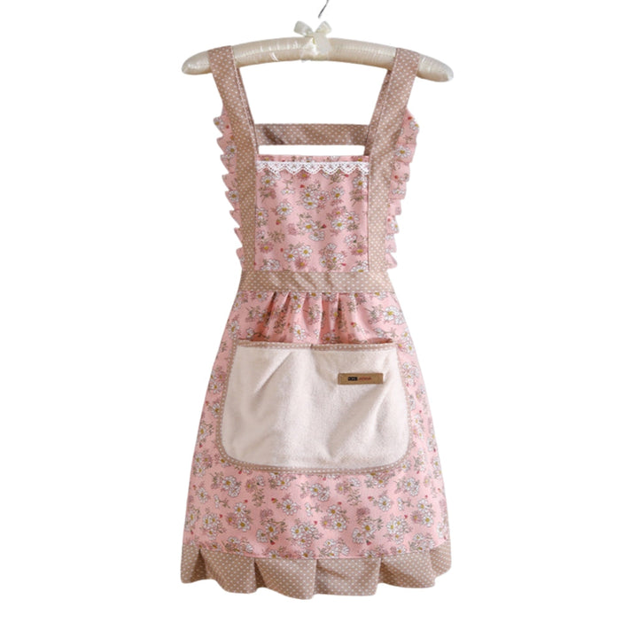 Floral Cotton Kitchen Apron Kalsten