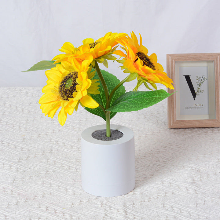 Sunflower LED Table Lamp – USB Rechargeable Kalsten