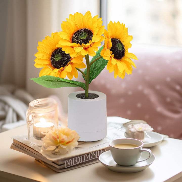 Sunflower LED Table Lamp – USB Rechargeable Kalsten