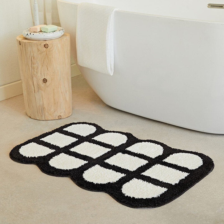Kalsten | Fluffy Chessboard Carpet