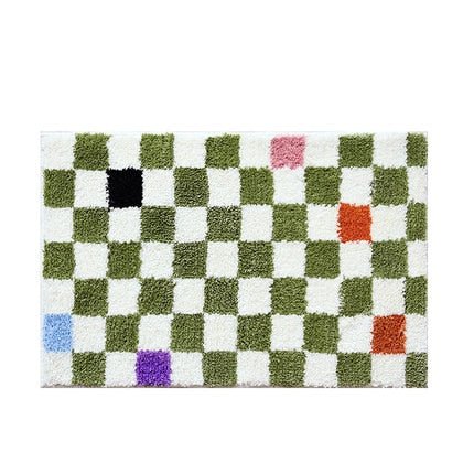 Kalsten | Fluffy Chessboard Carpet