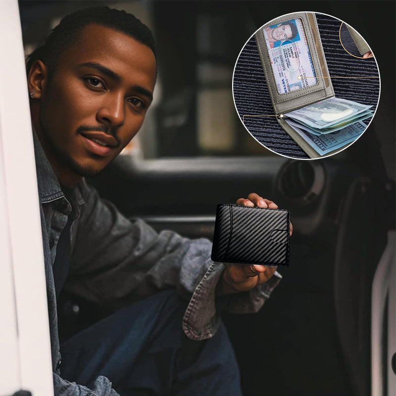 Kalsten | Genuine Leather Anti-theft Swipe Card Holder