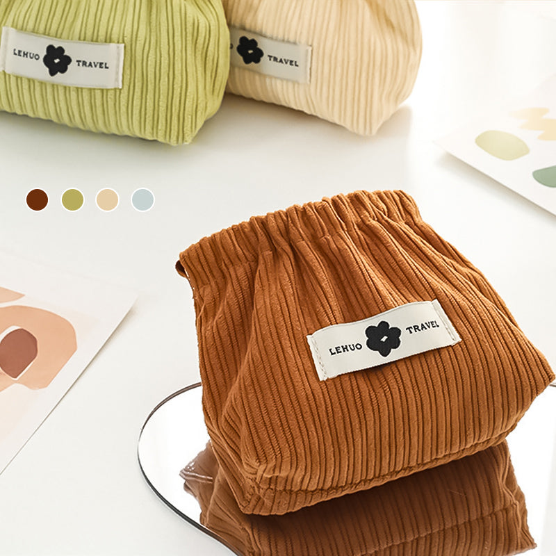 Corduroy elastic tie organizer | Kalsten