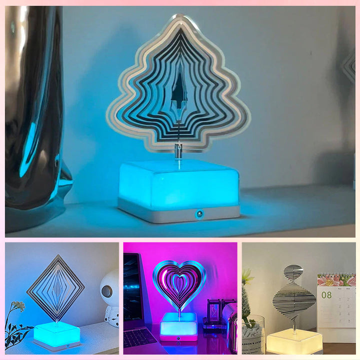 Rotating ambient light made of metal | Kalsten
