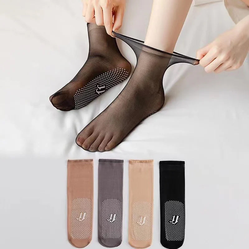 Kalsten | Invisible, non-slip crystal silk socks