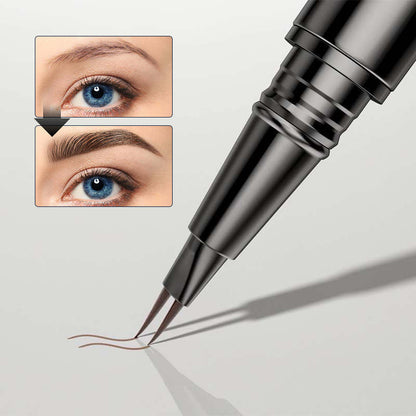 BowLift | 2-in-1 Dual-Ended Eyebrow Pencil with Micro-Fork Tip Applicator and Precise Brush Tip
