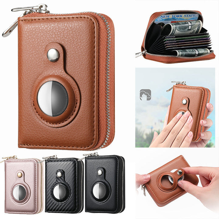 Kalsten | Intelligent AirTag-Zip RFID Leather Wallet