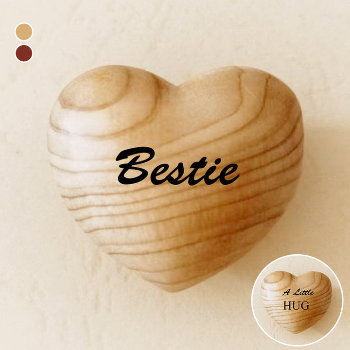 Kalsten | Small Pocket Hug Wooden Heart Token