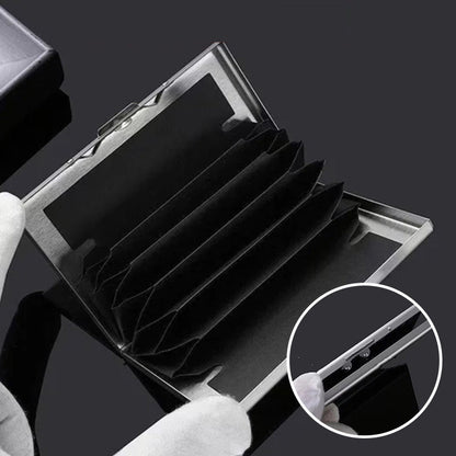 Skanto | Ultra-Thin Card Holder with Anti-Theft and Demagnetization Protection
