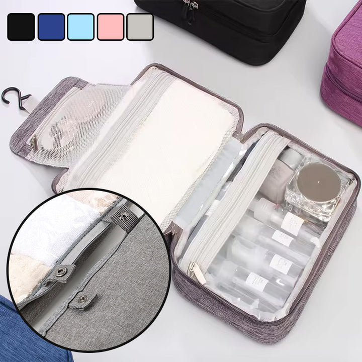 Water-repellent make-up bag with hanging hook | Kalsten