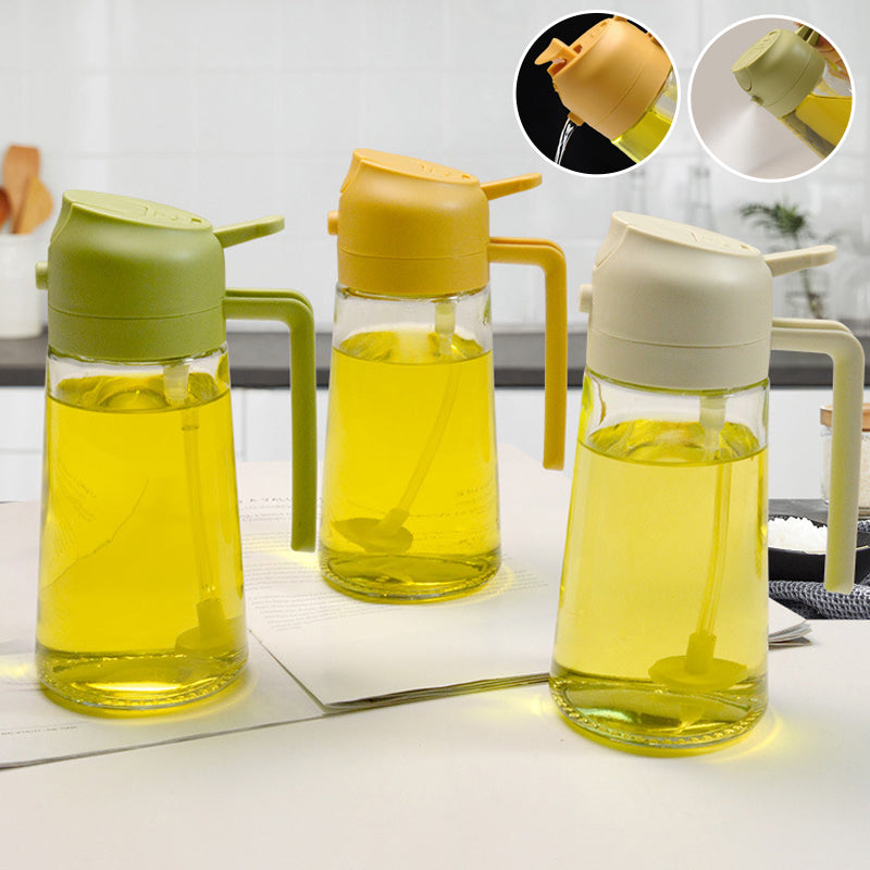 2 in 1 Glass Oil Sprayer & Dispenser | Kalsten
