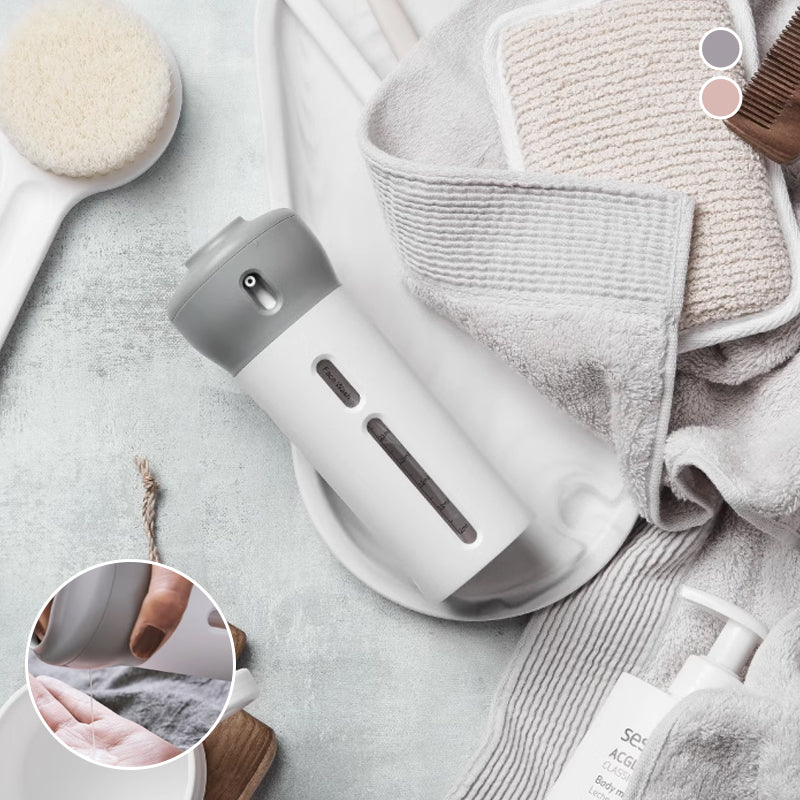 4-in-1 bottle with portable skin care dispenser | Kalsten
