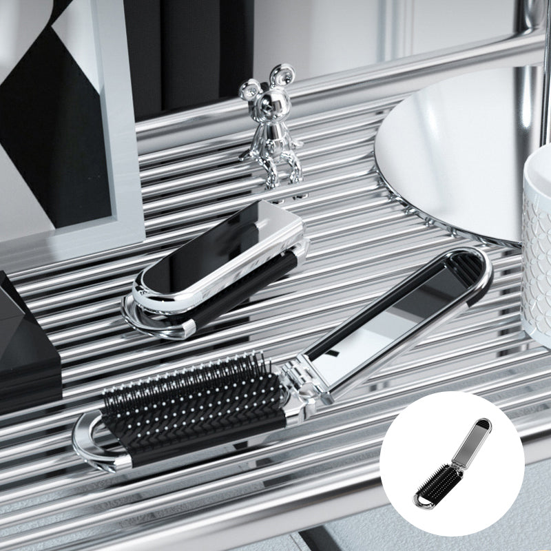 Kalsten | MirrorFlex Travel Mirror Hair Brush | Foldable & Compact | Practical Styling on the Go