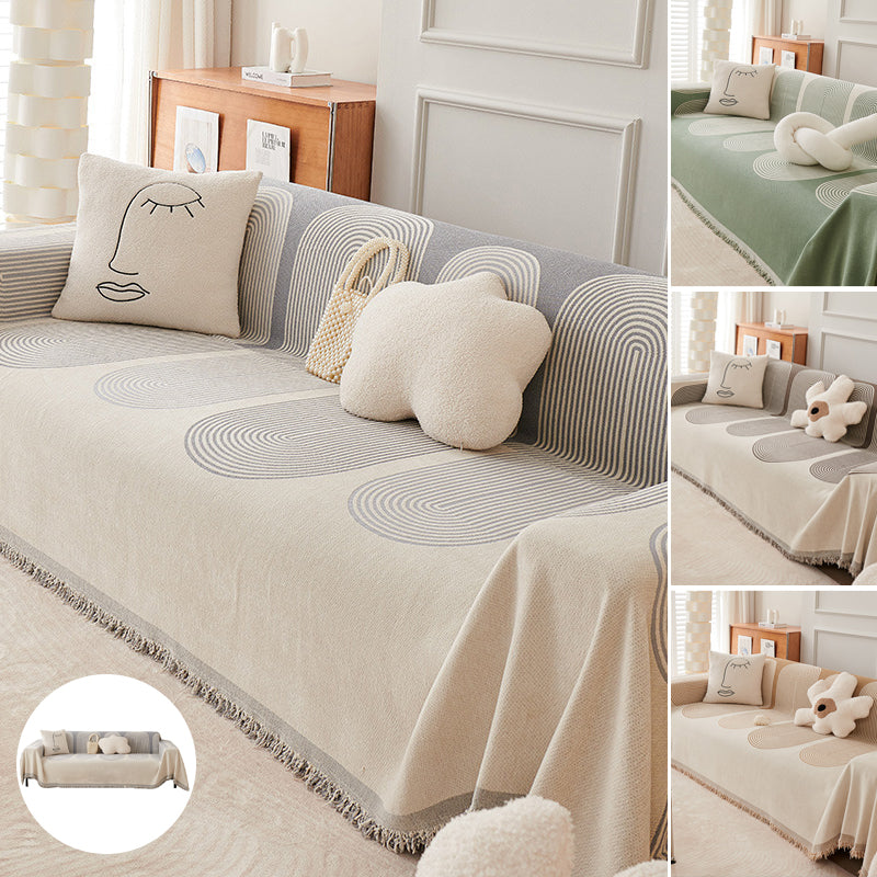 Double Sided Chenille Sofa Cover | Kalsten