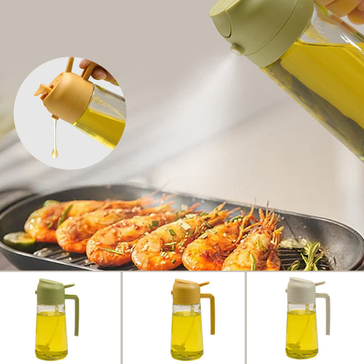 2 in 1 glass oil sprayer and dispenser | Kalsten