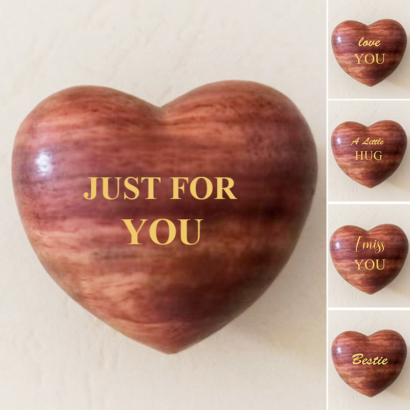 Kalsten | Small Pocket Hug Wooden Heart Token