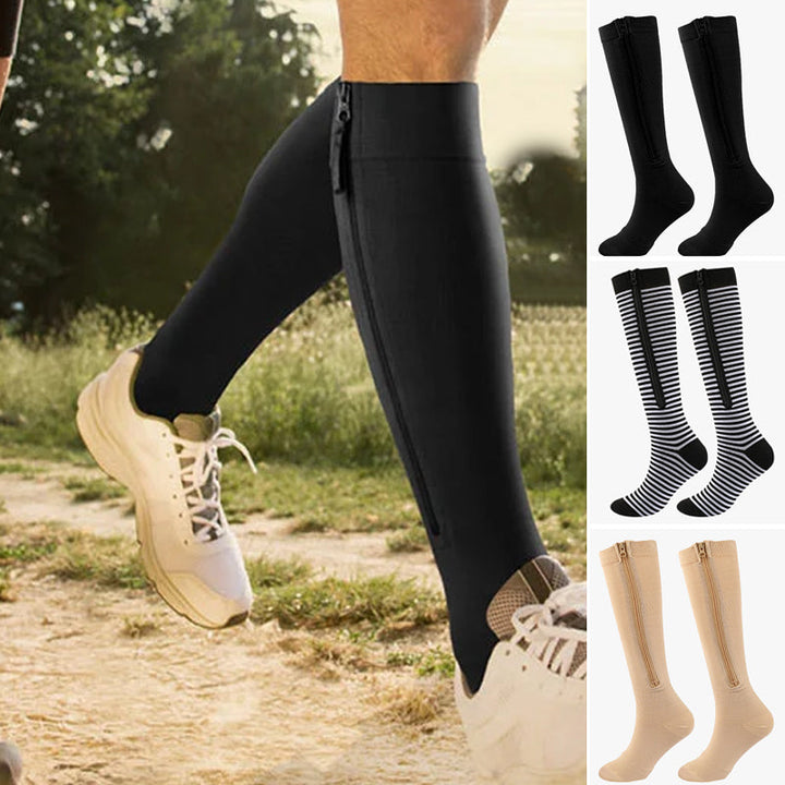 Kalsten | Elastic Compression Socks with Zipper