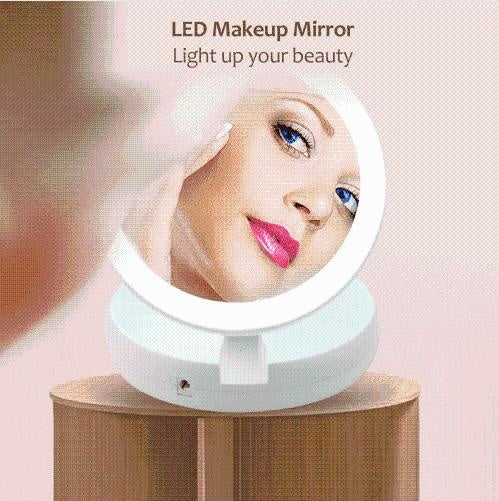 Folding LED Makeup Mirror | Kalsten