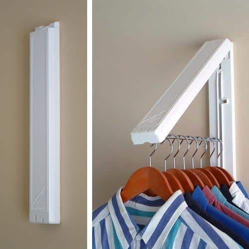 Foldable dress rack for the wall | Kalsten