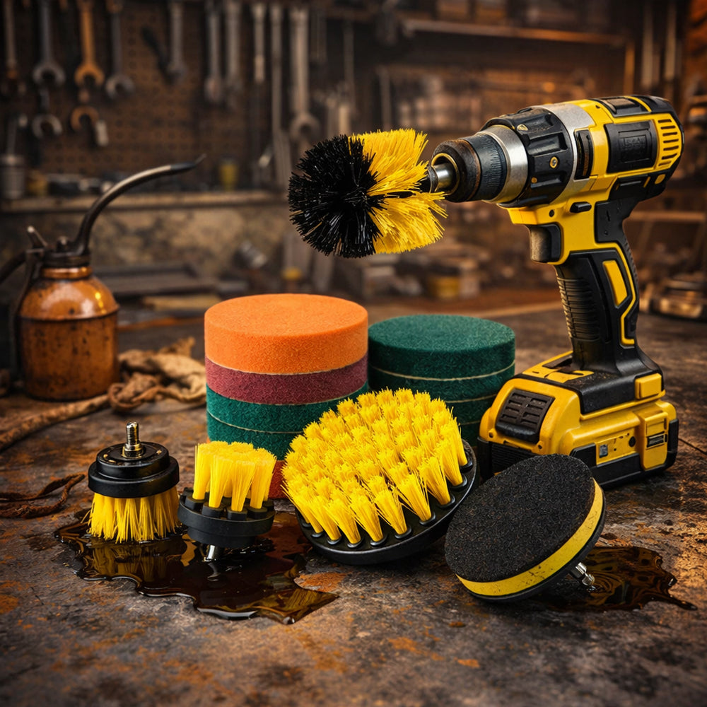 12-in-1 Cleaning Brush Set for Drill | Kalsten