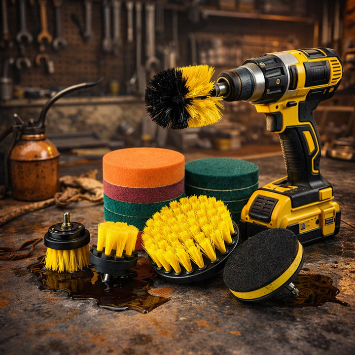 12-in-1 Cleaning Brush Set for Drill | Kalsten