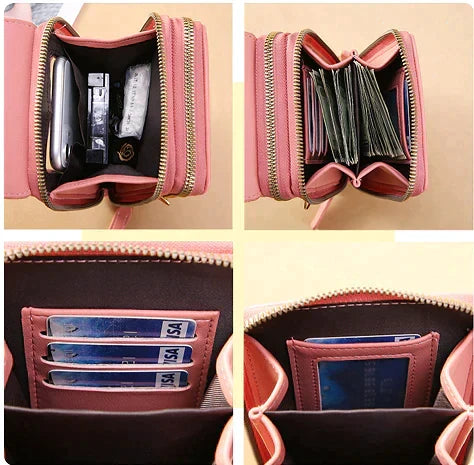 Anti-Theft Leather Bag with Touchscreen | Kalsten