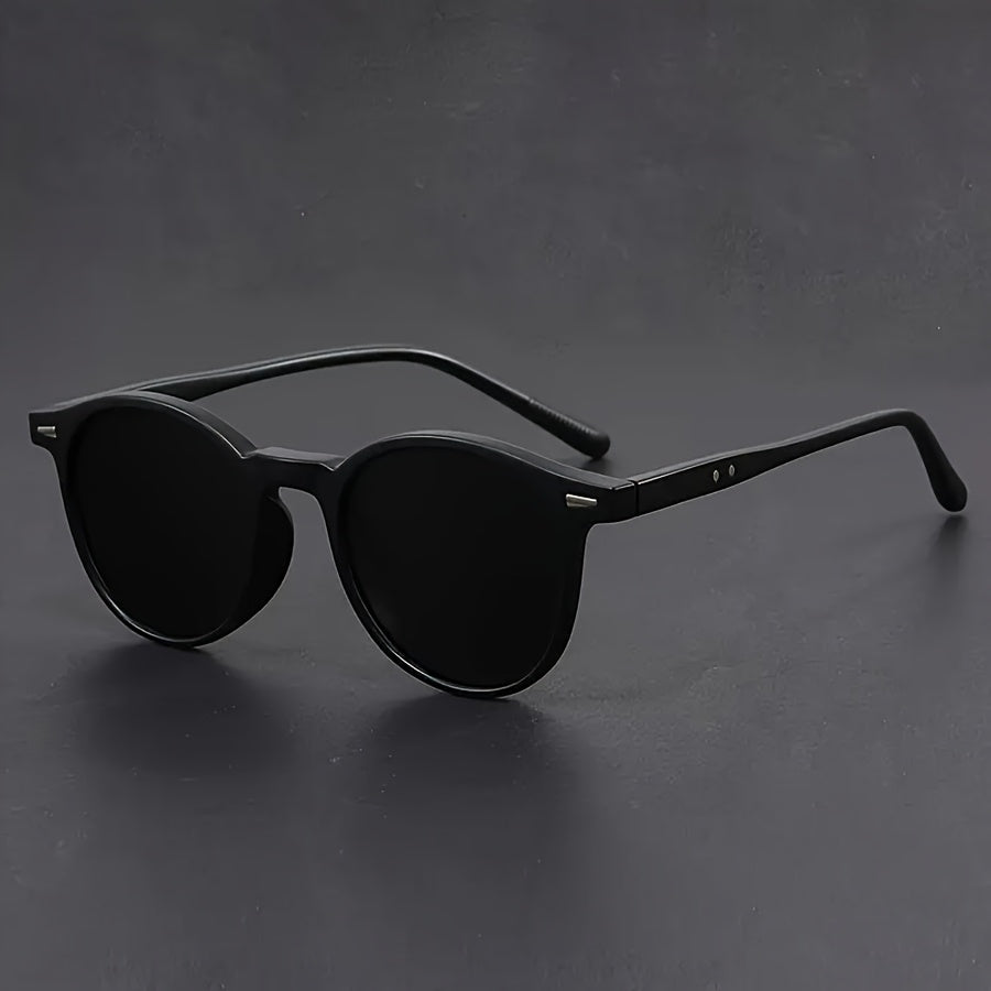 Kalsten  | Men's Sunglasses RetroView - Round Tortoiseshell Glasses with Lightweight Frame