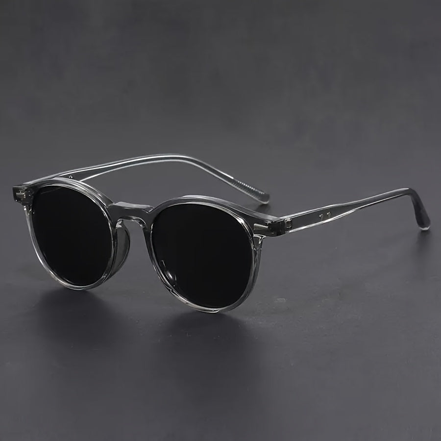 Kalsten | Men's Sunglasses RetroView – Round Tortoiseshell Glasses with Light Frame